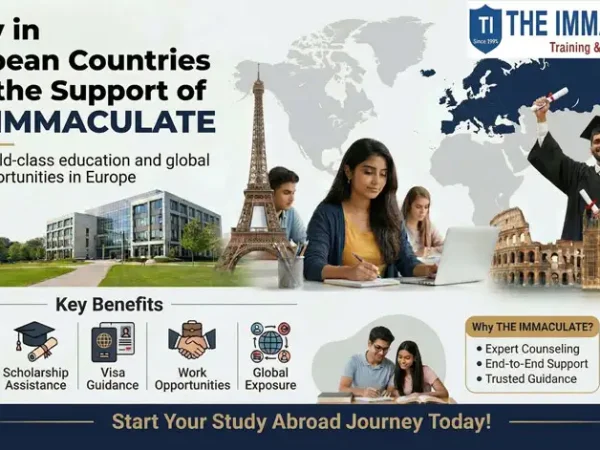 Study in European Countries with the Support of THE IMMACULATE